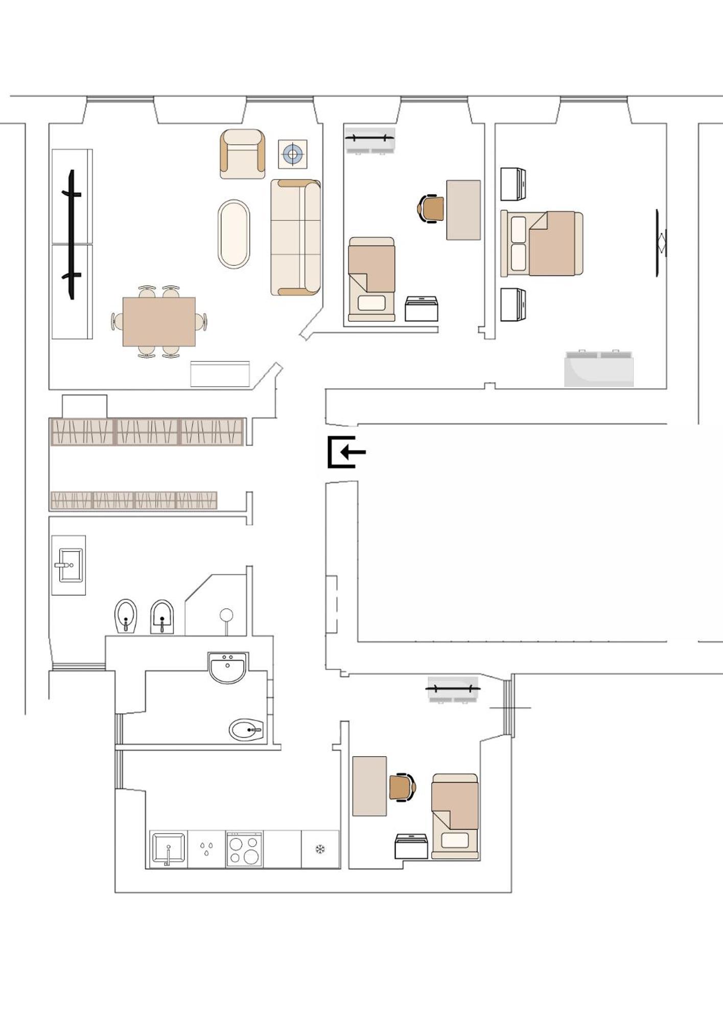 Apartmán Washington Townhouse - Roma Statuto Exteriér fotografie